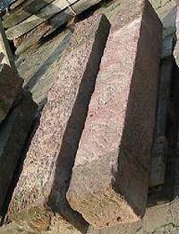 Sandsteinpfosten